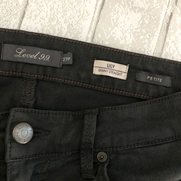 Level 99 Dark Gray Straight Leg Pants - Picture 4 of 6